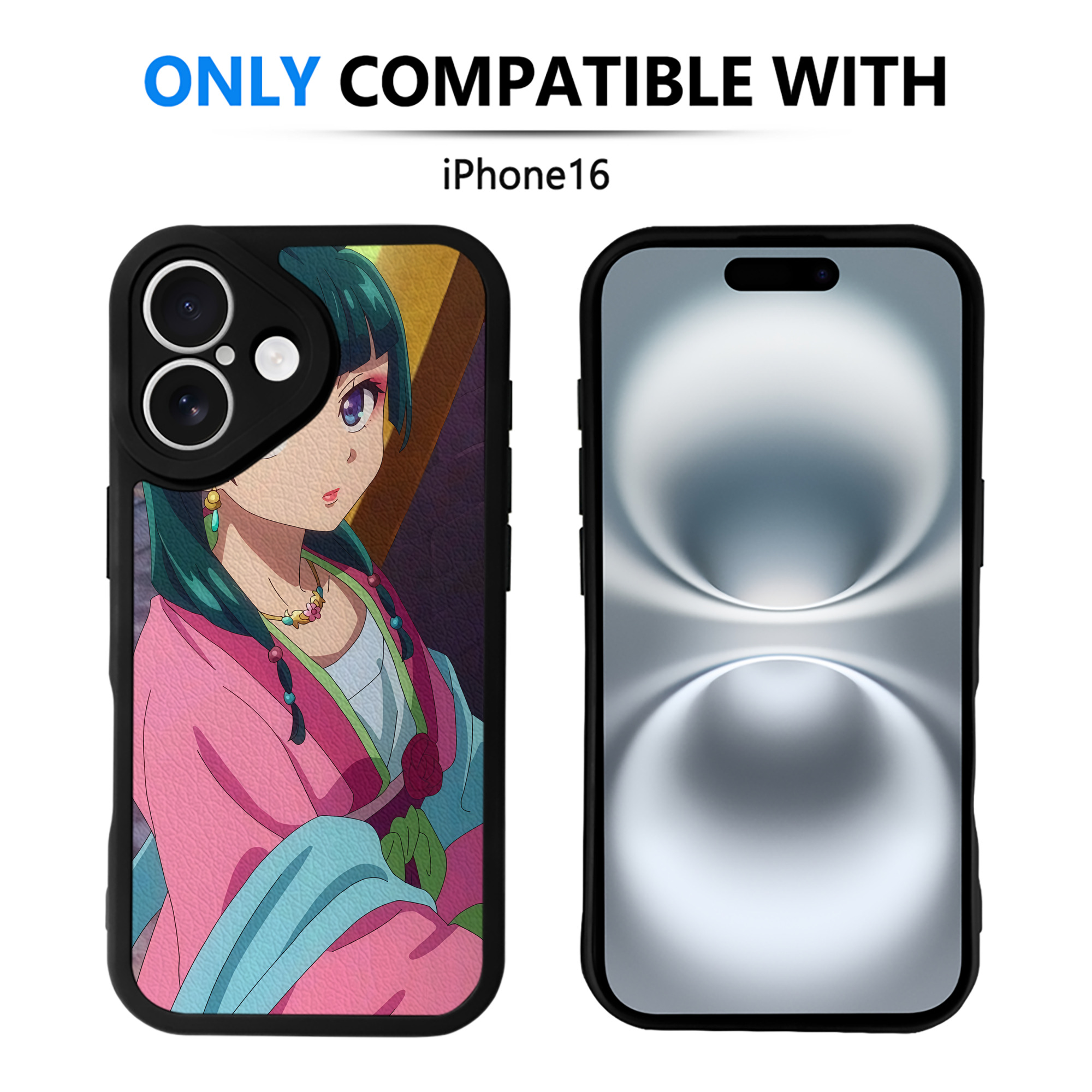薬屋のひとりごと The Apothecary Diaries 【iPhone 16シリーズ対応】シリコンスマホケース（レザー調） 材質：シリコン